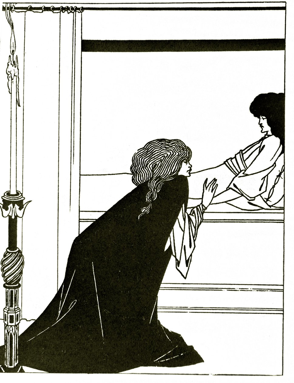 Lamour, ok. 1894 autorstwa Aubrey Beardsley