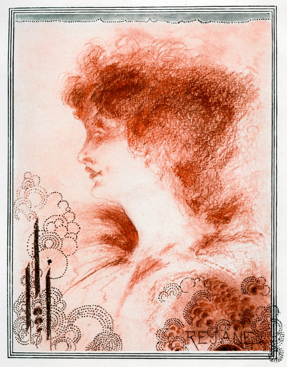 Portret kobiety, 1898. autorstwa Aubrey Beardsley