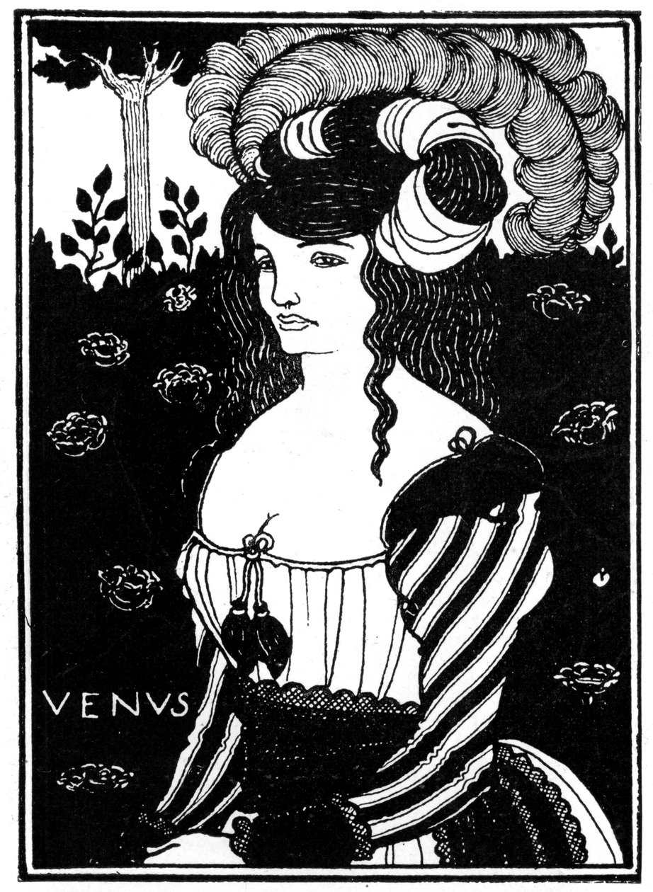 Portret kobiety, 1898. autorstwa Aubrey Beardsley