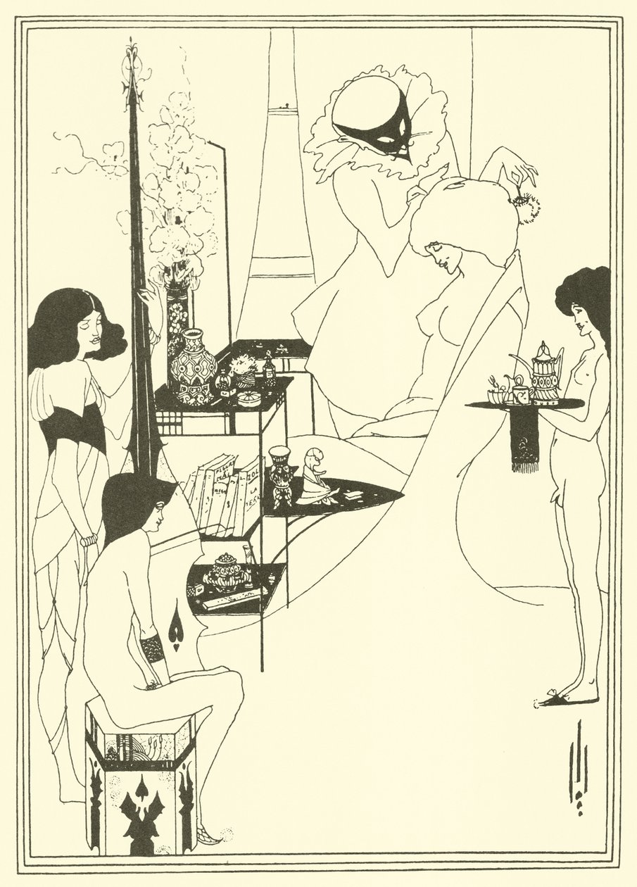 Toaleta Salome autorstwa Aubrey Beardsley