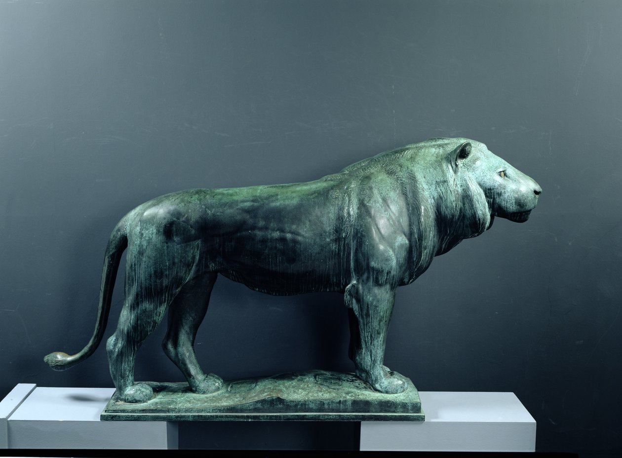 Lew, 1904 (brąz) autorstwa August Gaul