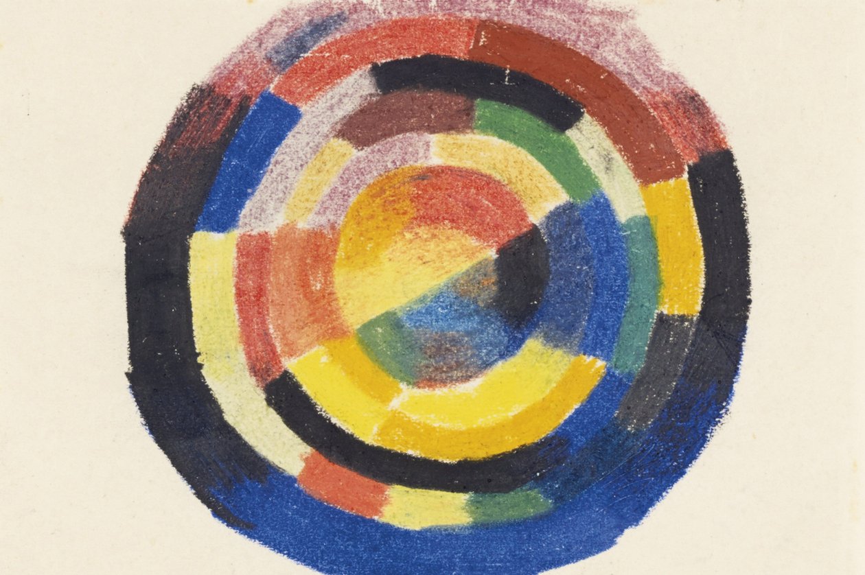 Koło kolorów autorstwa August Macke