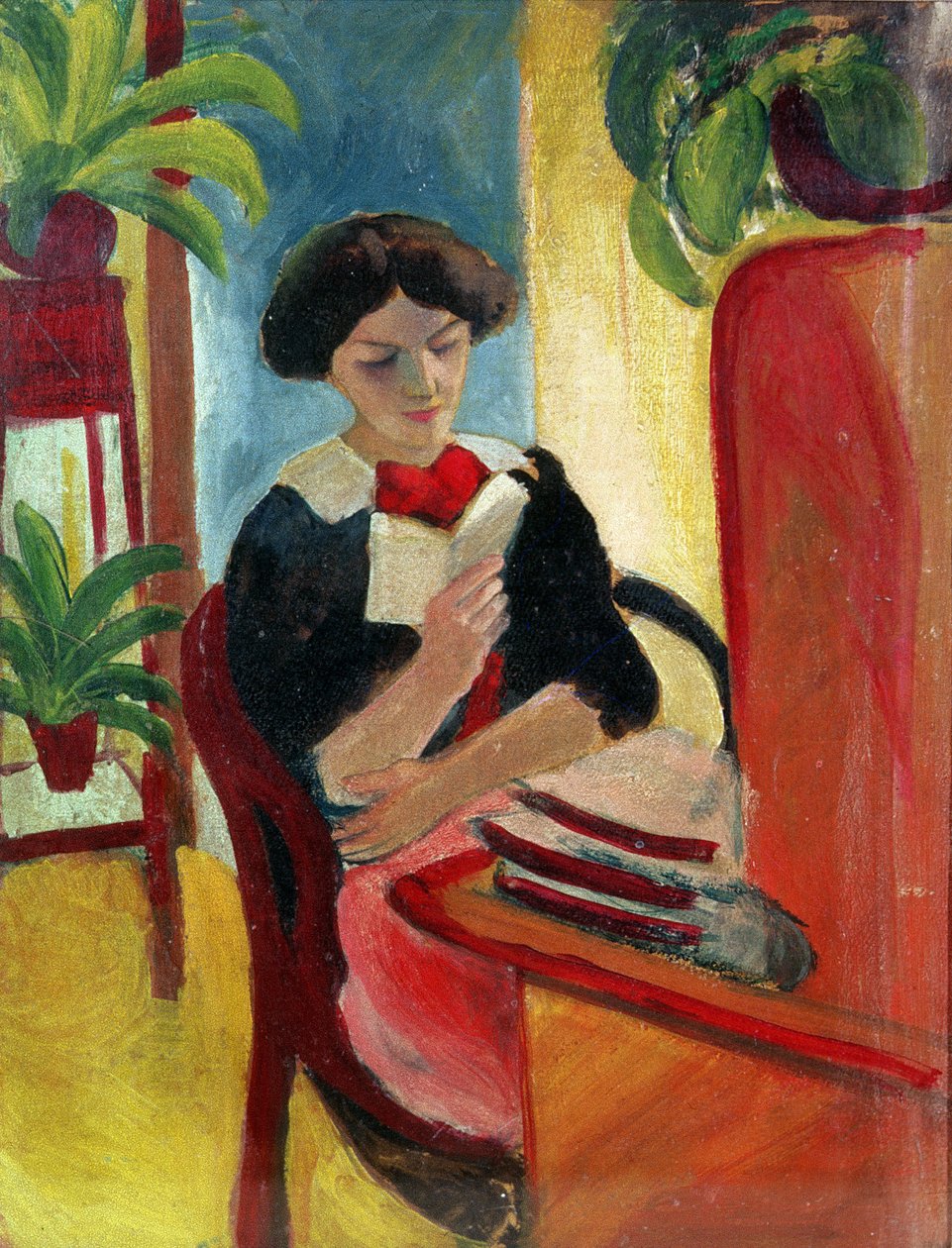 Elżbieta czytająca autorstwa August Macke