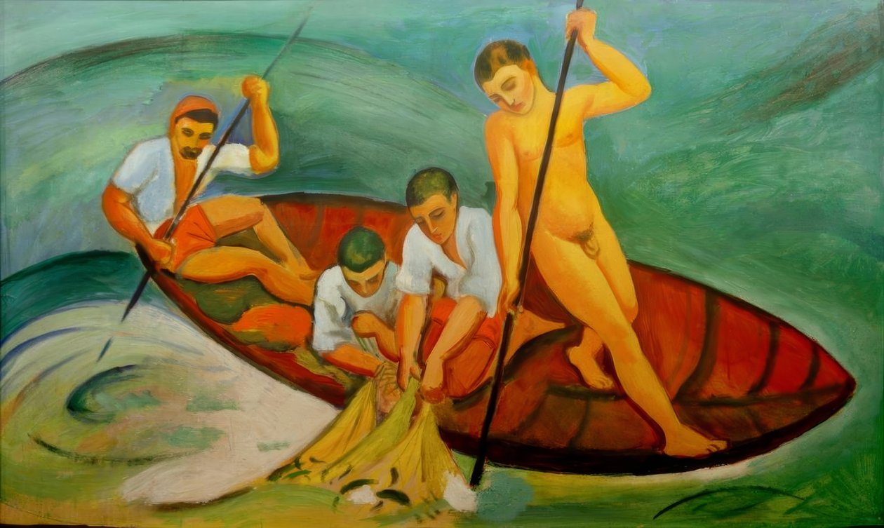 Duży zaciąg autorstwa August Macke