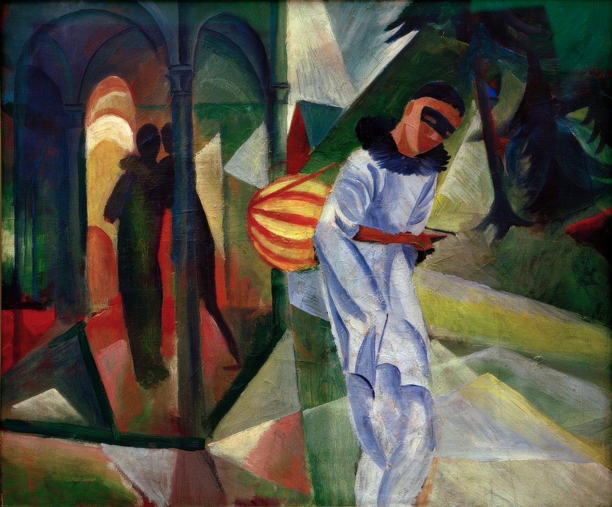 Pierrot autorstwa August Macke
