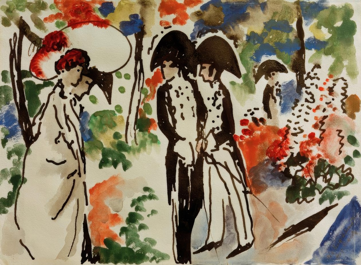 Promenada autorstwa August Macke