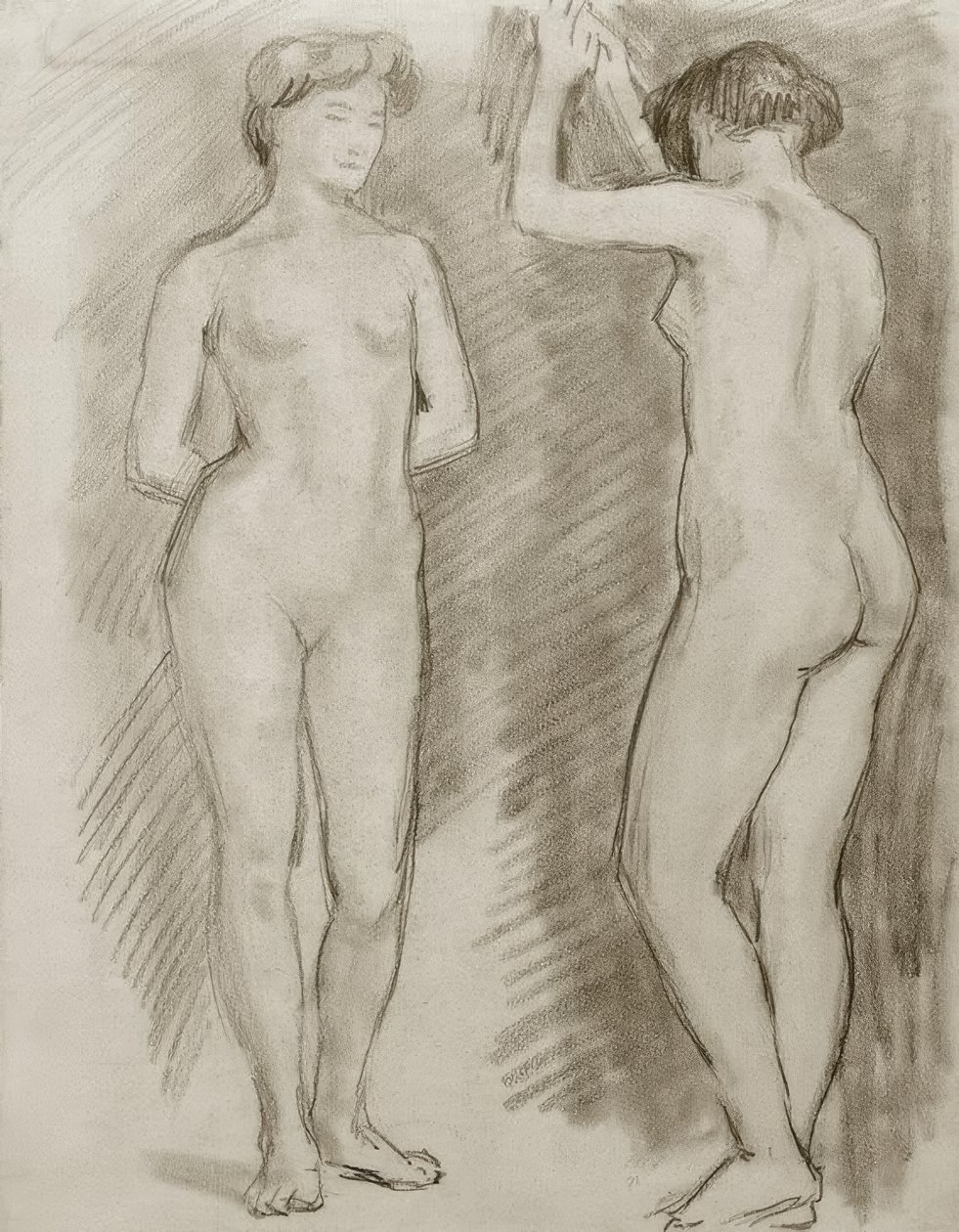 Akty kobiece autorstwa August Macke