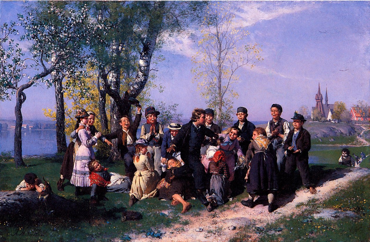 Splot skóry cielęcej autorstwa August Malmström