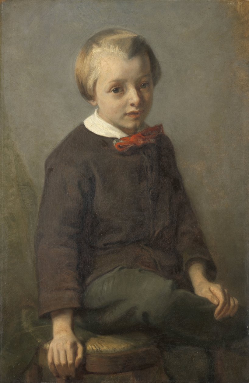 Portret chłopca autorstwa August Allebe