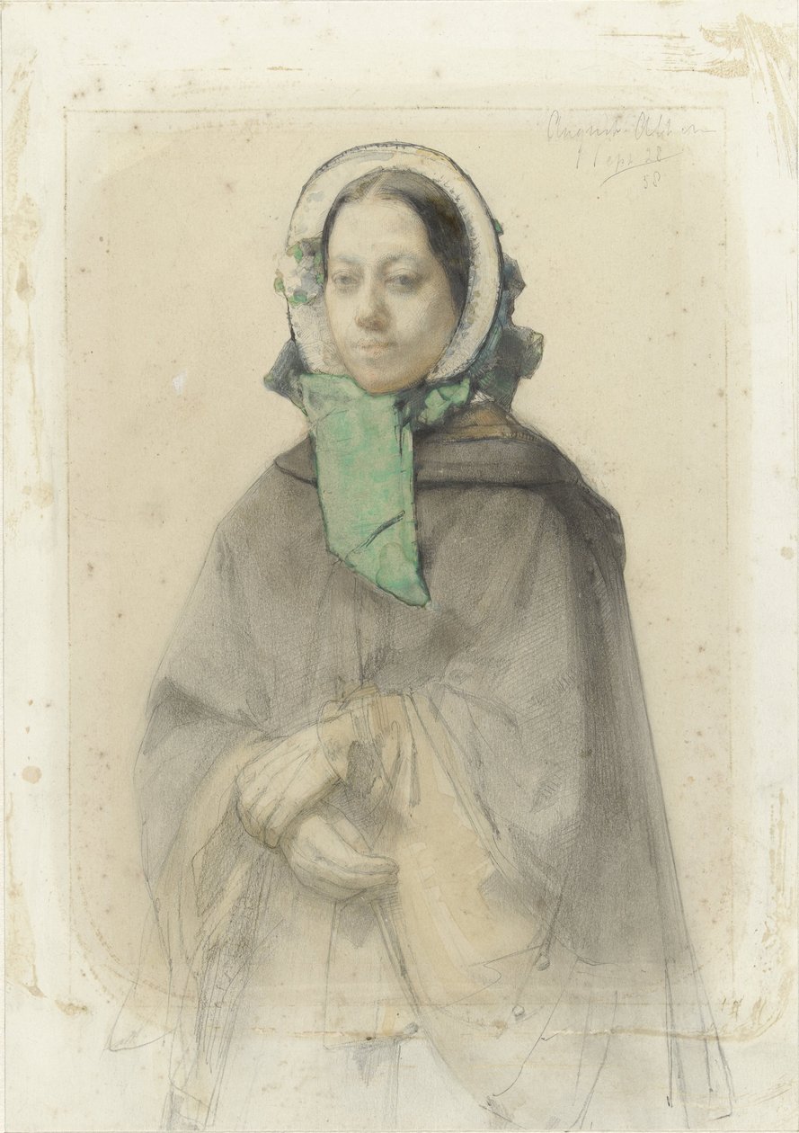 Portret Teresy A. A. Allebé autorstwa August Allebe