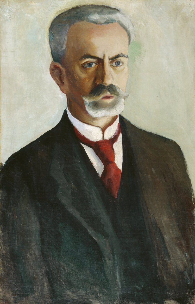 Portret Bernharda Koehlera autorstwa August Macke