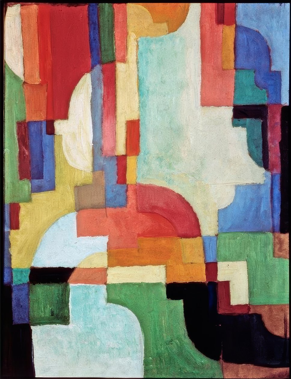 Kolorowe kształty I autorstwa August Macke