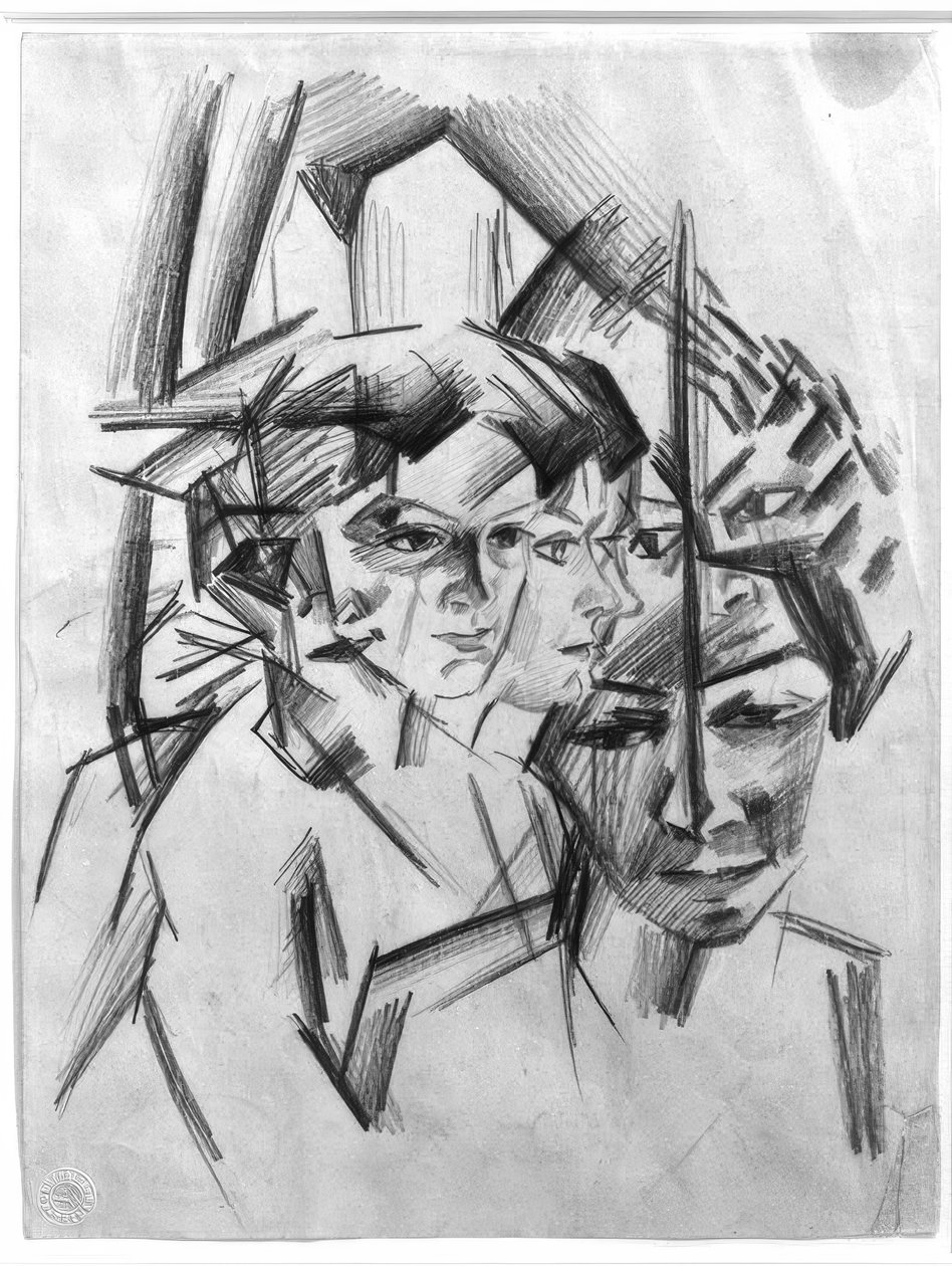 Futurystyczne umysły (Elisabeth) autorstwa August Macke