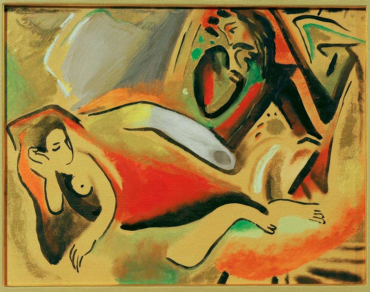 Bajka (Sindelsdorf) autorstwa August Macke