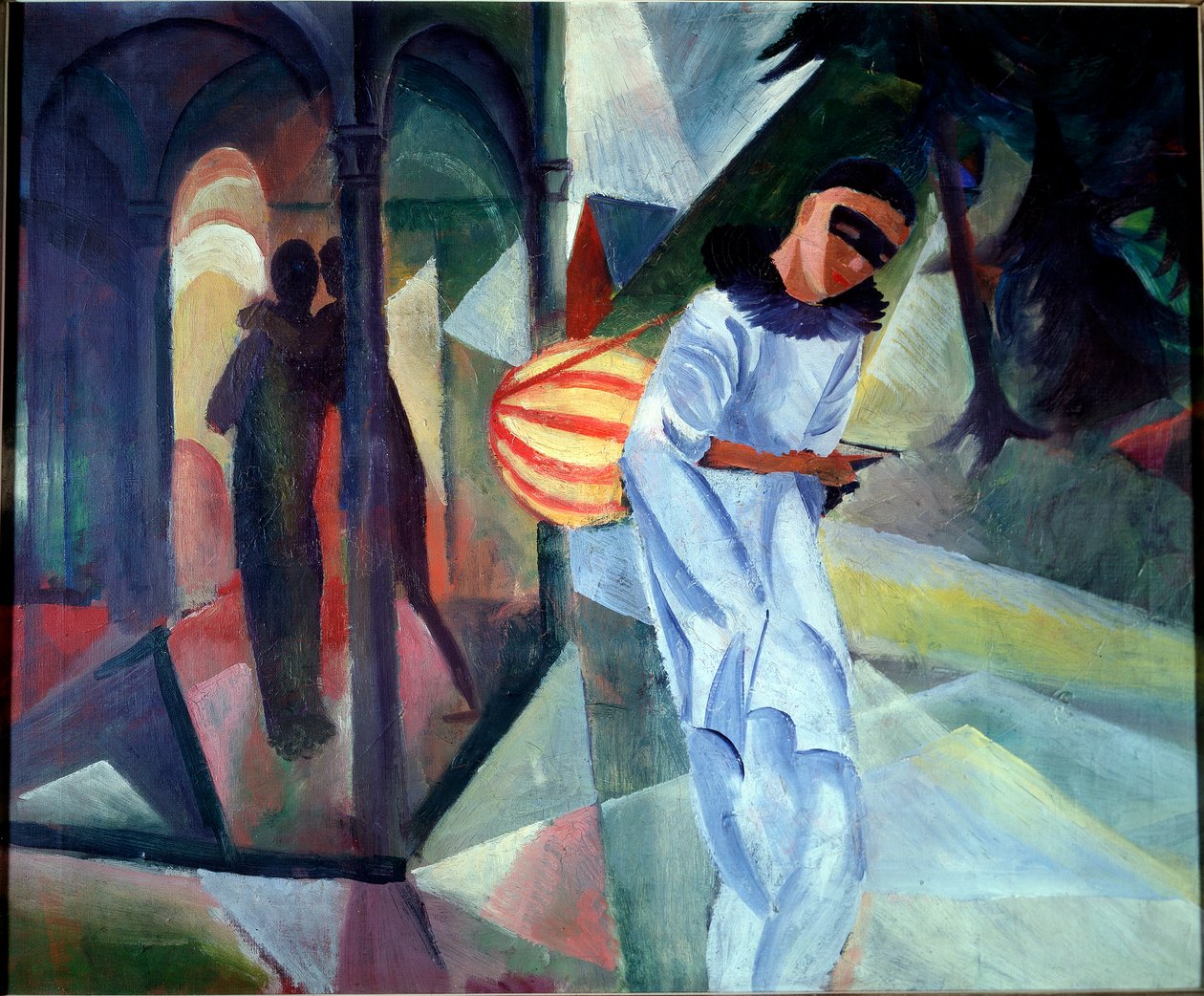 Pierrot autorstwa August Macke
