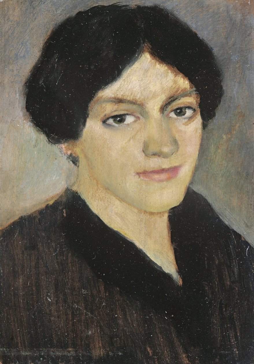 Portret Elisabeth Macke autorstwa August Macke