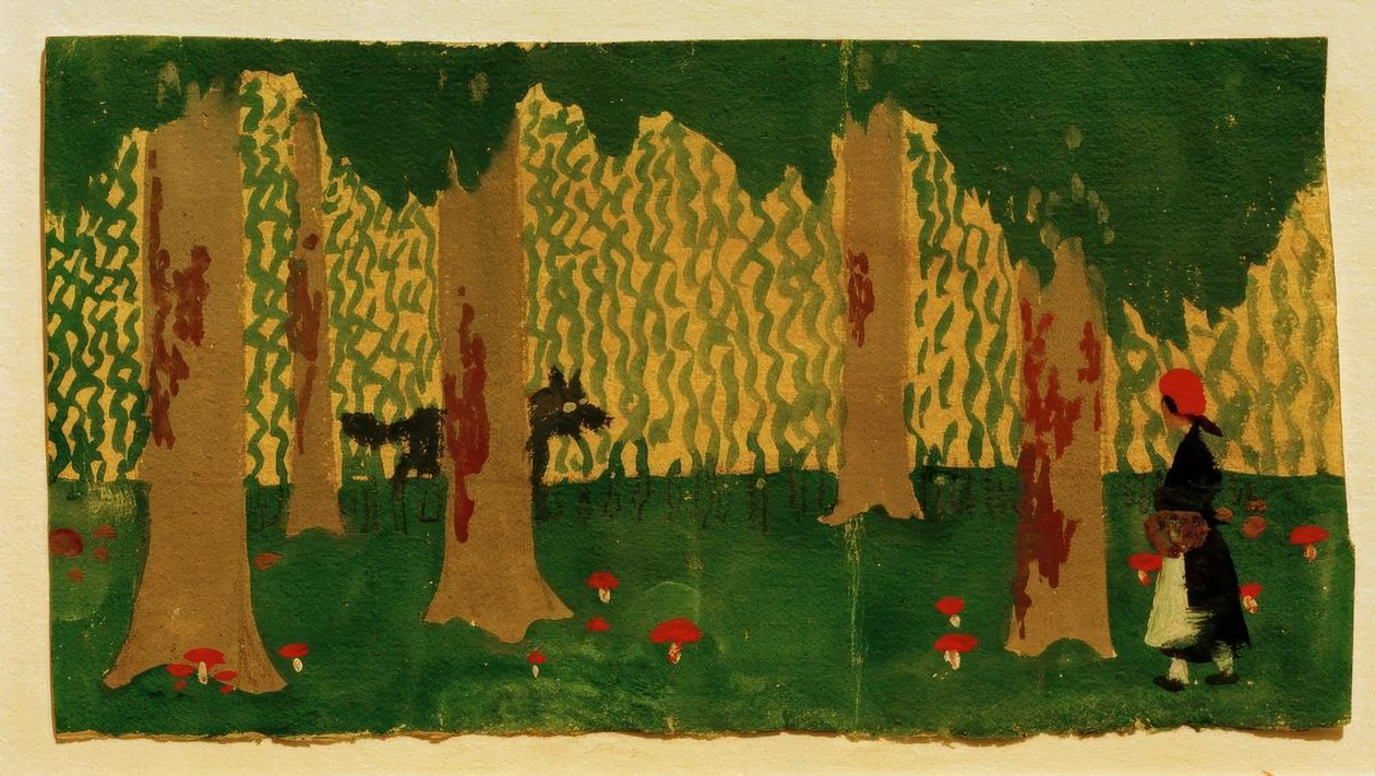 Czerwony Kapturek autorstwa August Macke