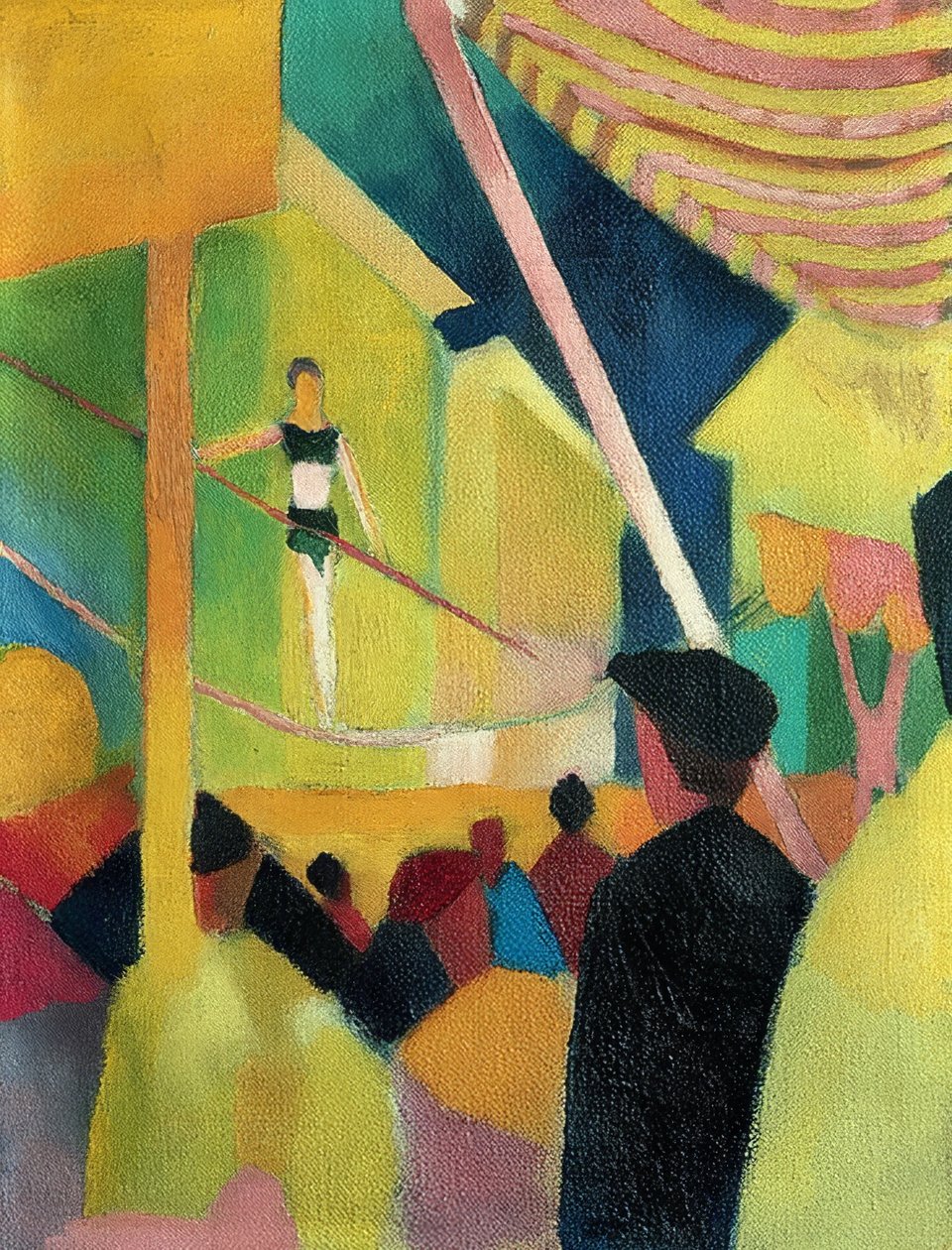 Linoskoczek. Około 1913 autorstwa August Macke