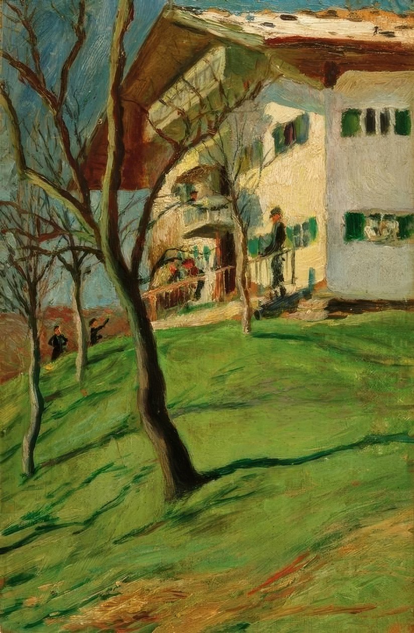 Nasz mały domek w Tegernsee autorstwa August Macke
