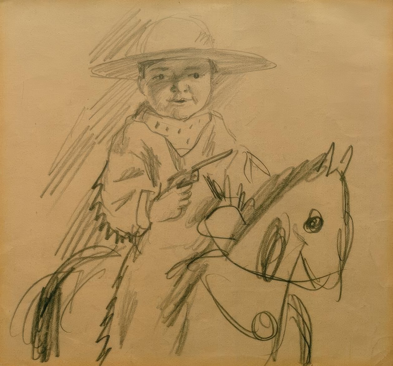 Walter jako kowboj autorstwa August Macke
