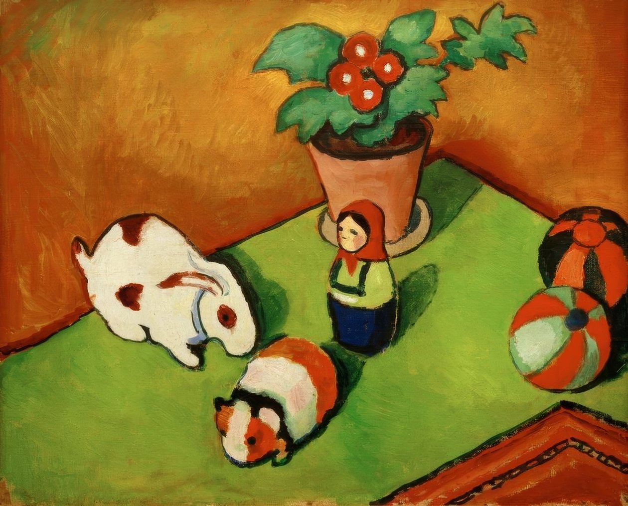 Zabawki Małego Waltera autorstwa August Macke