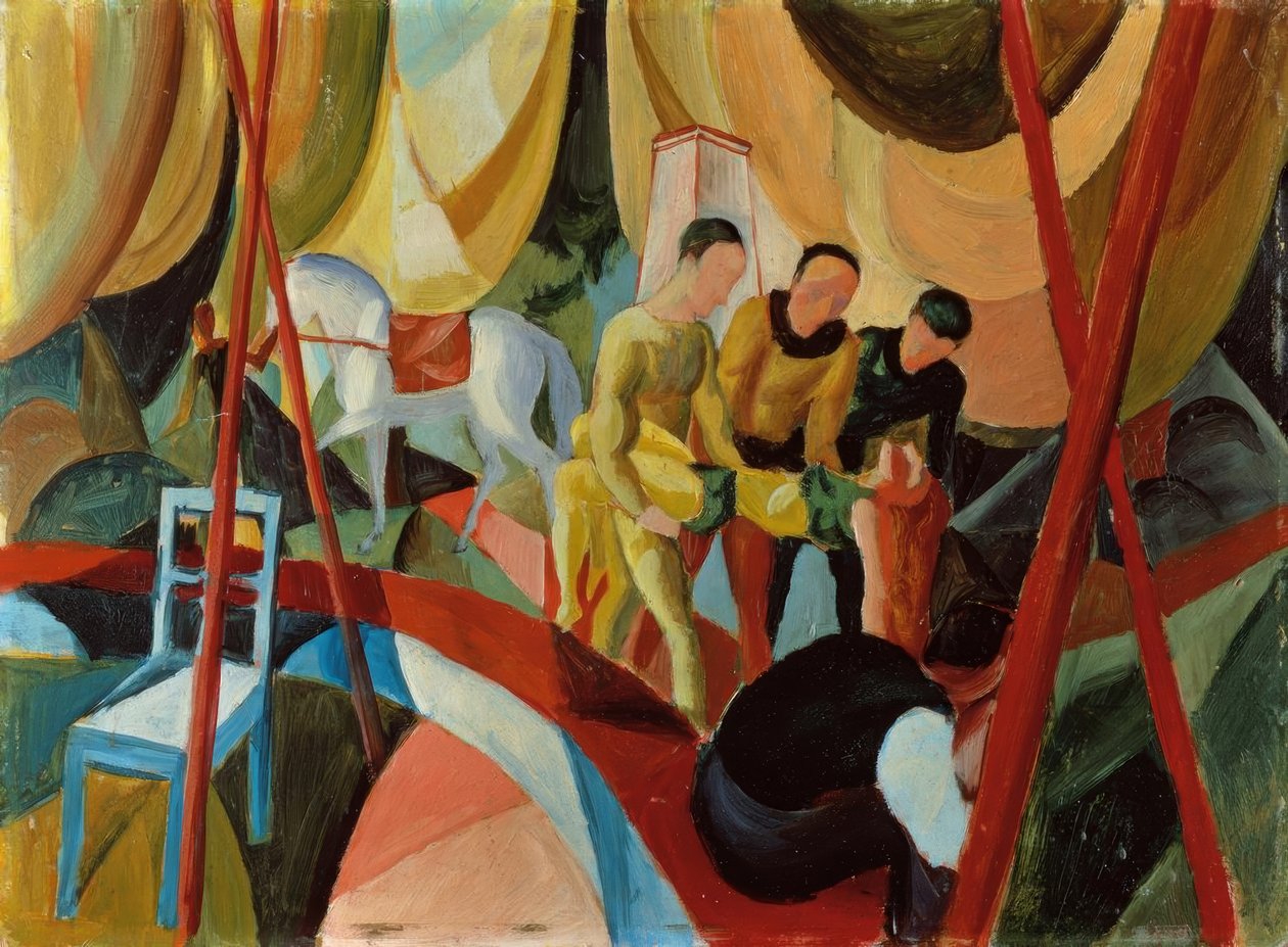 cyrk autorstwa August Macke