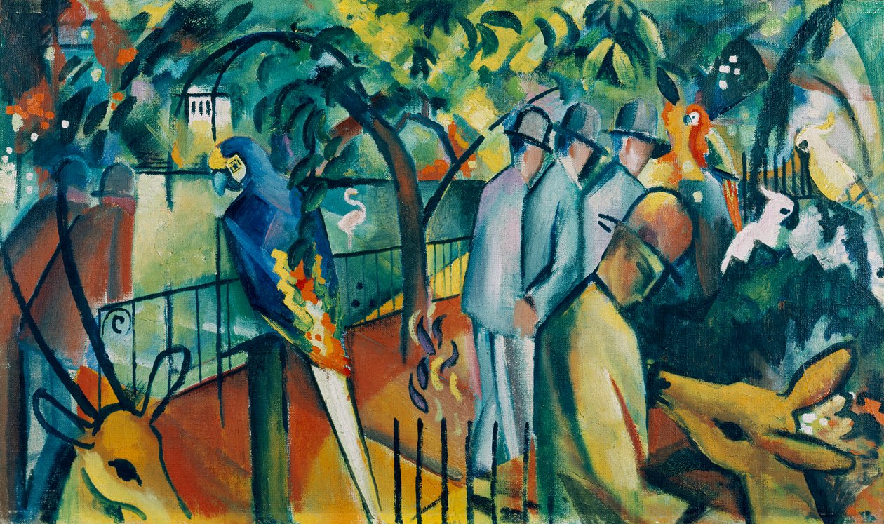 Ogród Zoologiczny I autorstwa August Macke