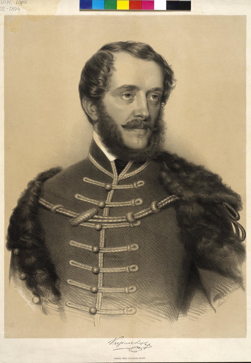 Lajos von Kossuth autorstwa August Prinzhofer