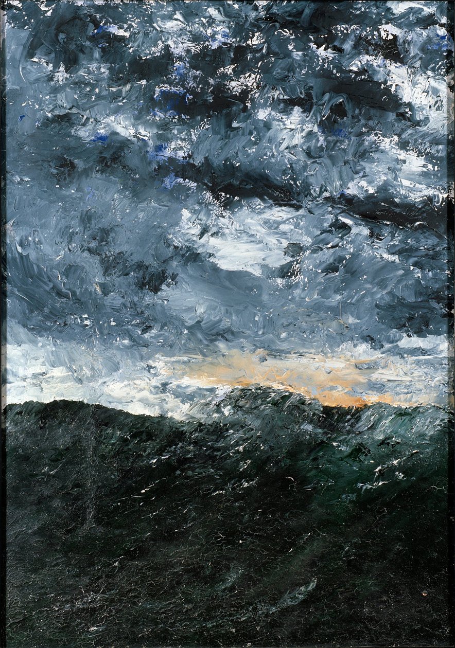 Krajobraz, pejzaż morski: Vågen VIII (Fala VIII) autorstwa August Strindberg