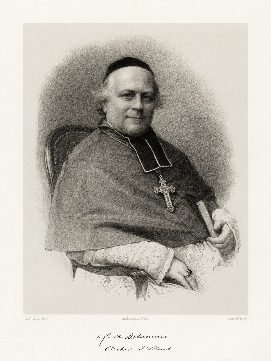 François Augustin Delamare, 1865-66 autorstwa Auguste Charles Lemoine