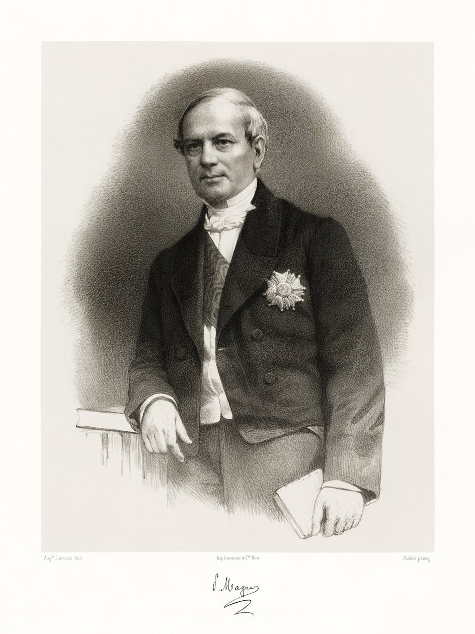 Pierre Magne, 1865-66 autorstwa Auguste Charles Lemoine