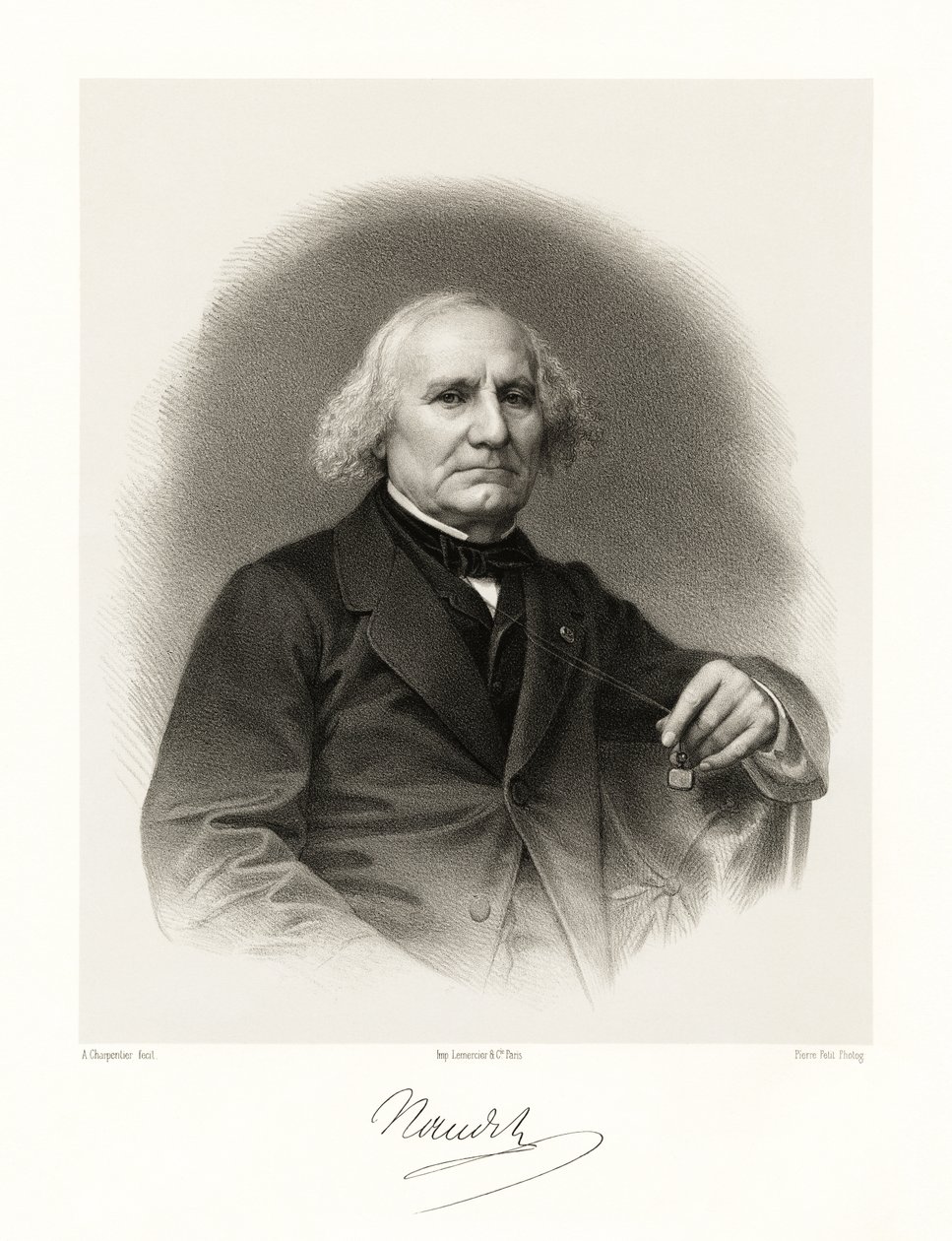 Józef Naudet, 1865-66 autorstwa Auguste Charpentier