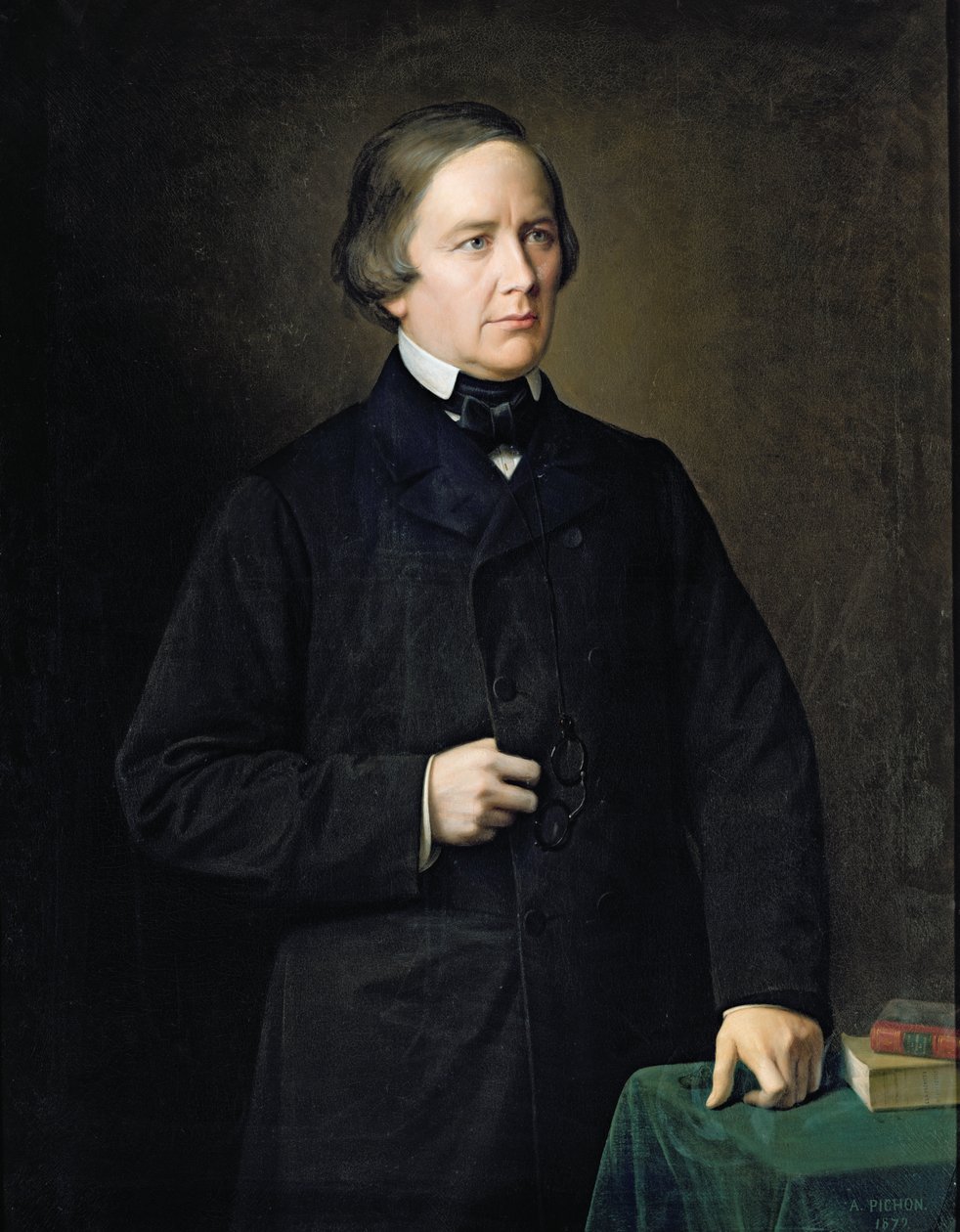 Charles Forbes (1810-70) hrabia Montalembert, 1879 autorstwa Auguste Pichon