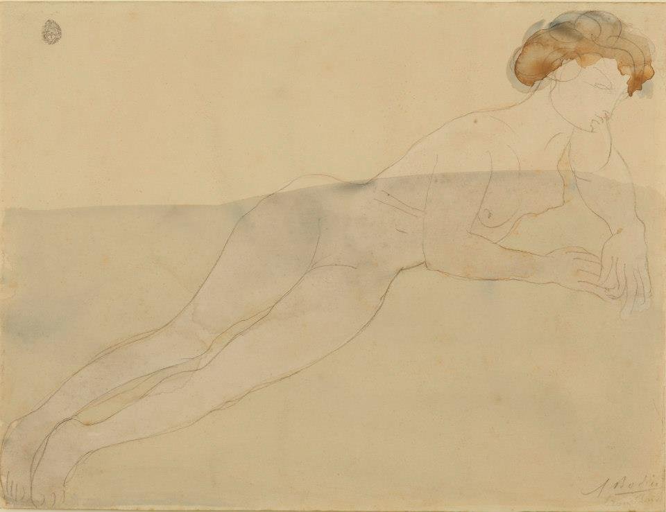 Nagie studium autorstwa Auguste Rodin