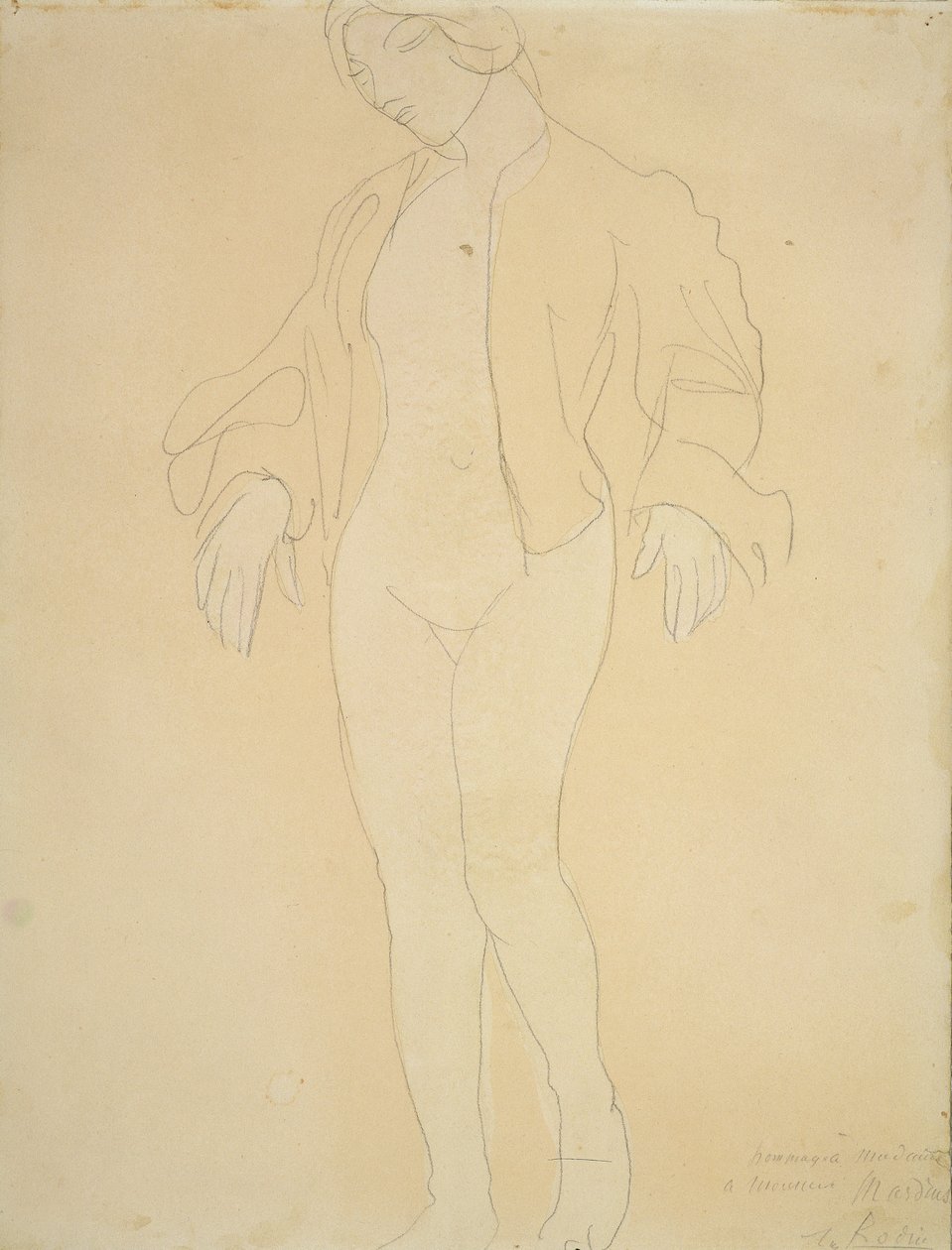 Naga tancerka autorstwa Auguste Rodin