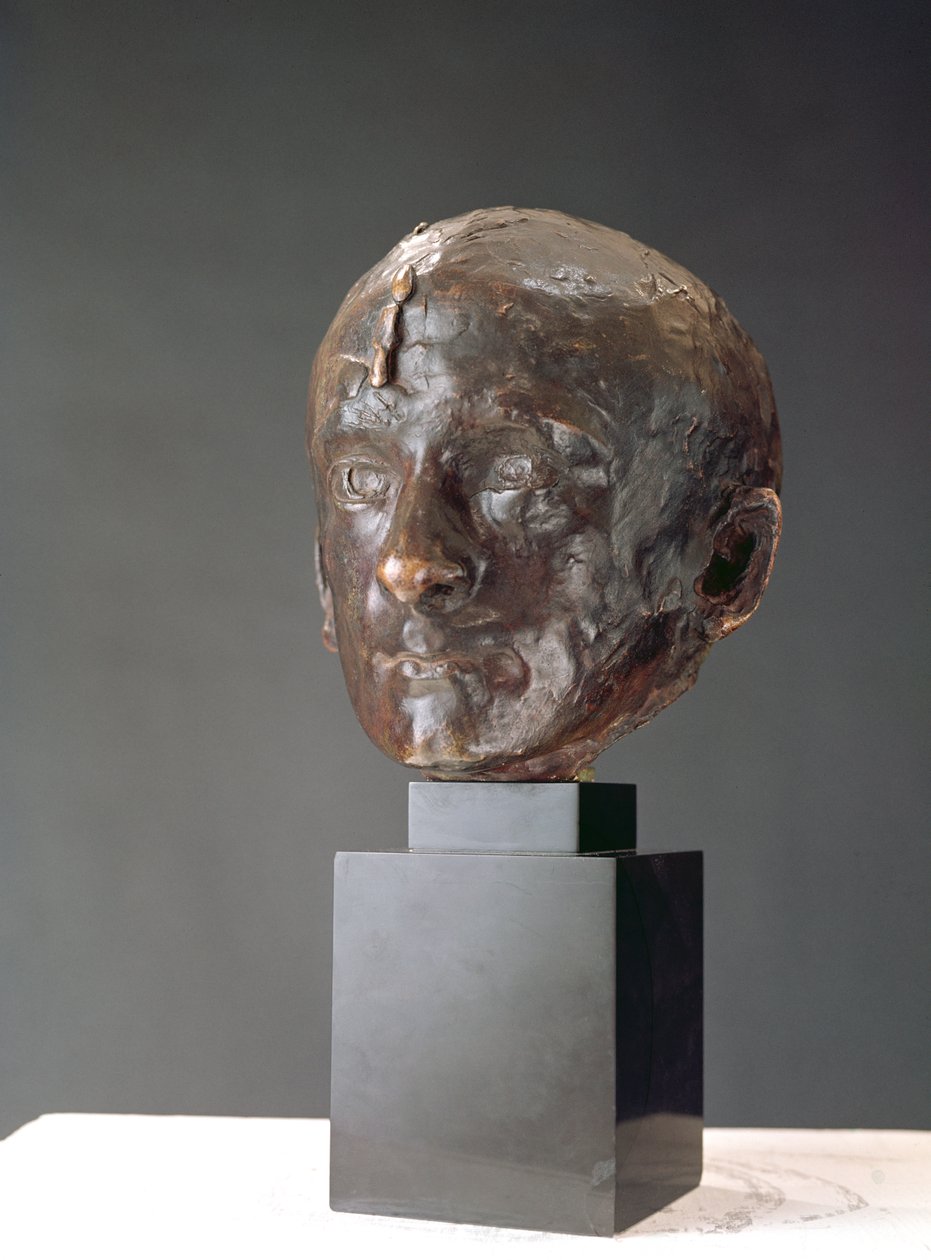 Charles Baudelaire, 1898 (brąz) autorstwa Auguste Rodin