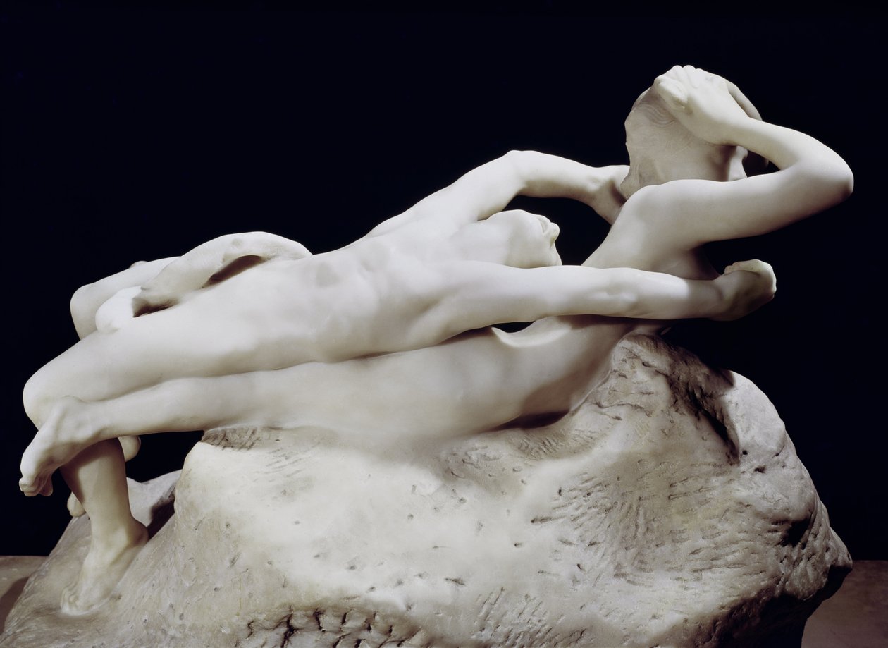 Fugit Amor, ok. 1887-1900 (marmur) autorstwa Auguste Rodin