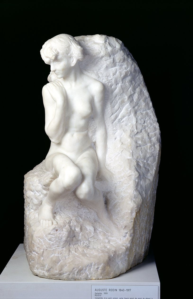 Galatea, 1889 (marmur) autorstwa Auguste Rodin