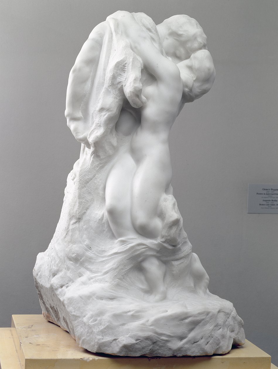 Romeo i Julia, 1905 (marmur) (patrz 195199) autorstwa Auguste Rodin