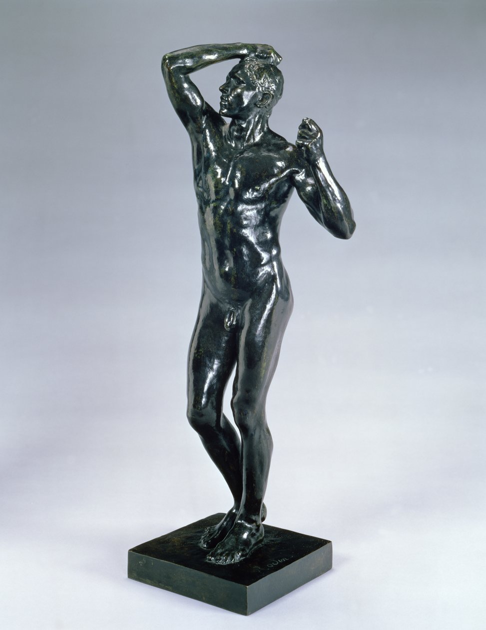 Wiek brązu, 1877 (brąz) autorstwa Auguste Rodin