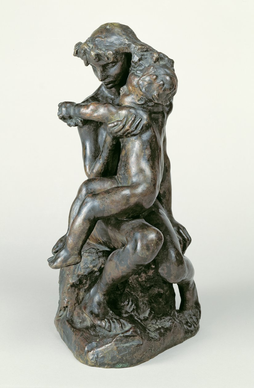 Brat i siostra, ok. 1890 (brąz) autorstwa Auguste Rodin