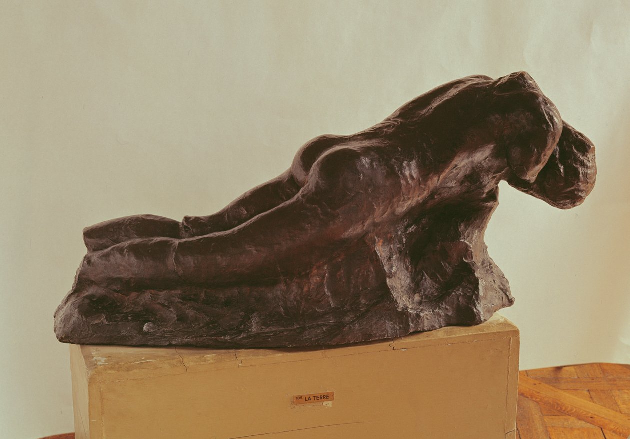 Ziemia (brąz) autorstwa Auguste Rodin