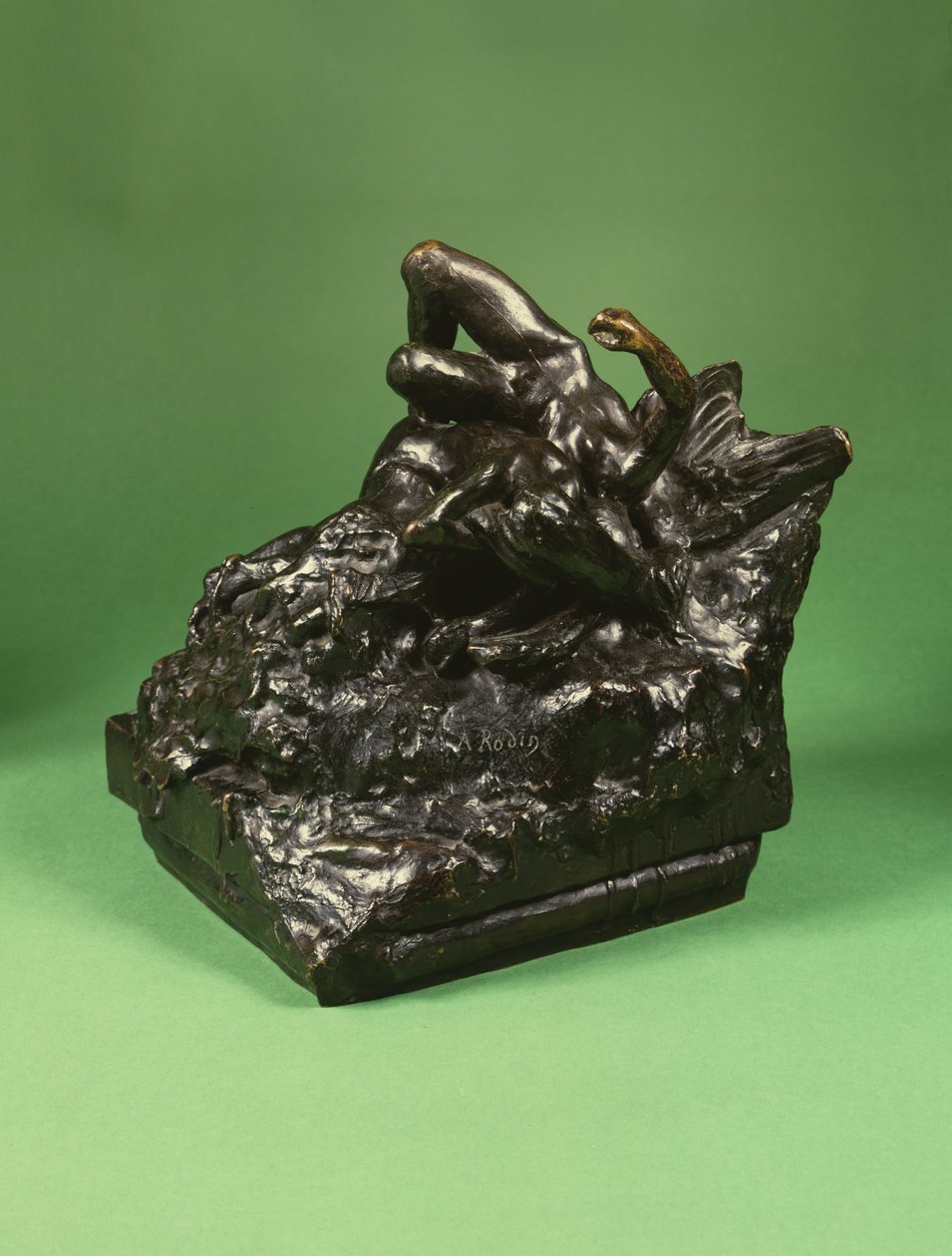 Upadek Ikara (brąz) autorstwa Auguste Rodin
