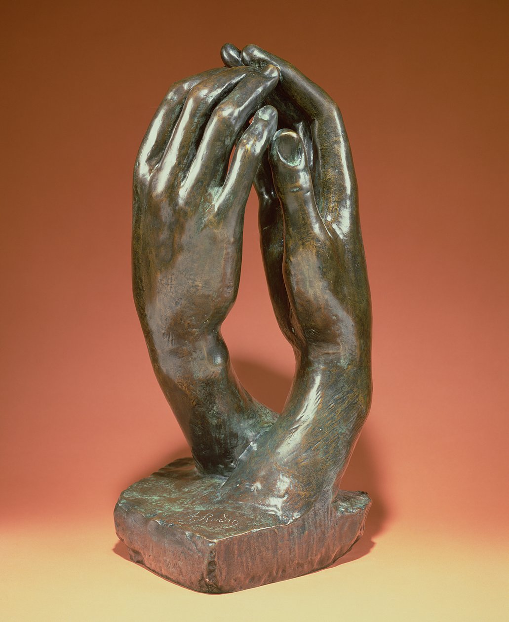 Sekret, ok. 1910 (brąz) (patrz także 167161) autorstwa Auguste Rodin