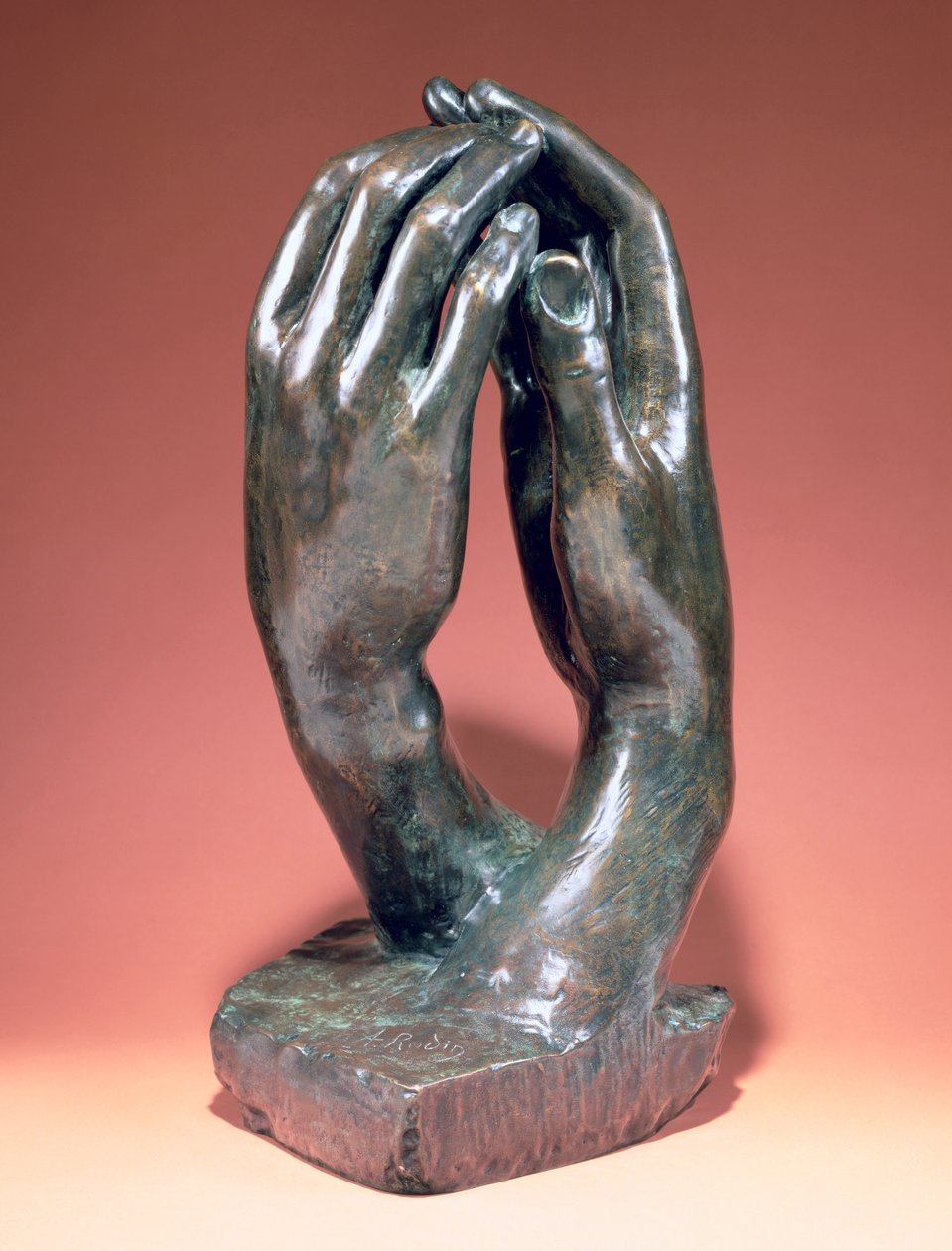 Sekret, ok. 1910 (brąz) (patrz także 42017) autorstwa Auguste Rodin