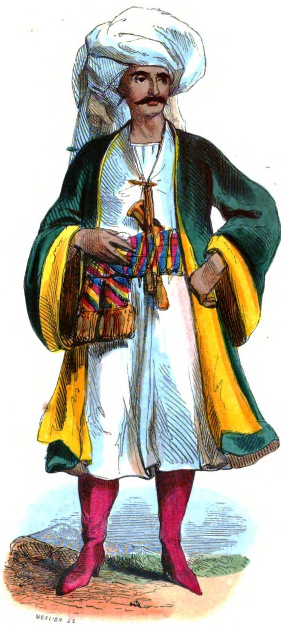 Auguste Wahlen, Obyczaje, zastosowania i kostiumy wszystkich narodów świata, tom 1. Wydawnictwo La Librairie historique-artistique, 1843 autorstwa Auguste Wahlen