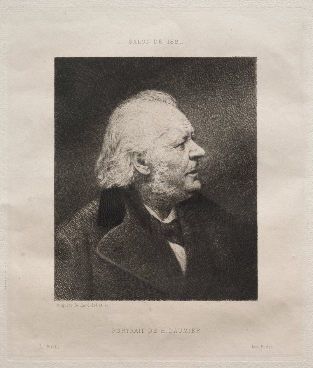 Honoré Daumier autorstwa Auguste Boulard