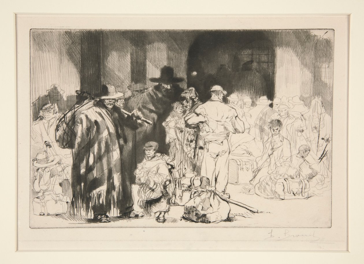 „Imigranci” autorstwa Auguste Brouet