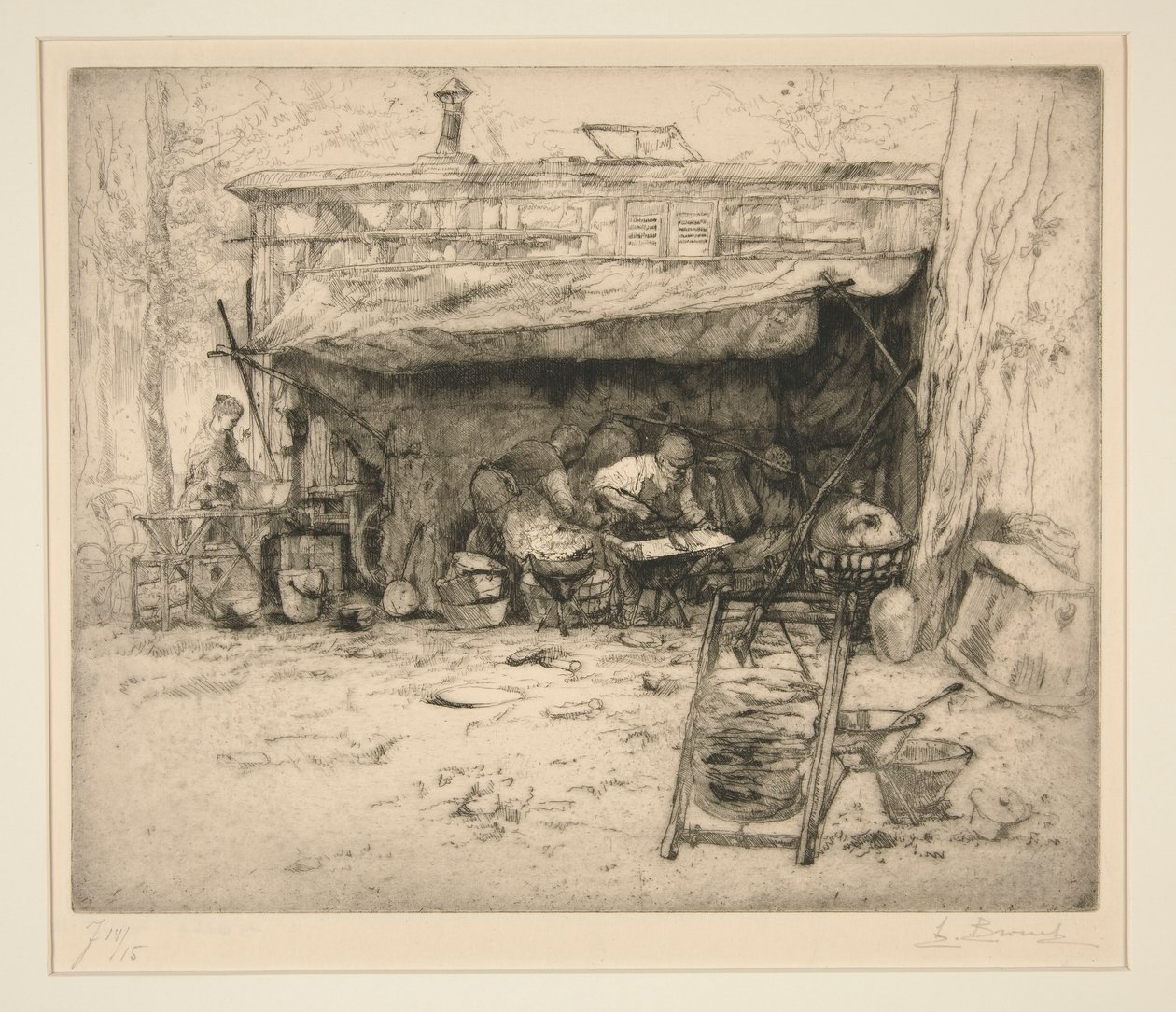 Druciarze autorstwa Auguste Brouet