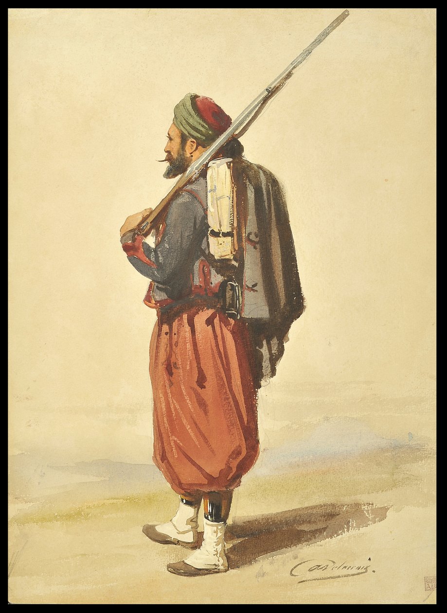 Żuav autorstwa Auguste Delacroix